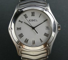 Ebel Classic Wave 37mm Quartz E9187F41 9187F41 white dial