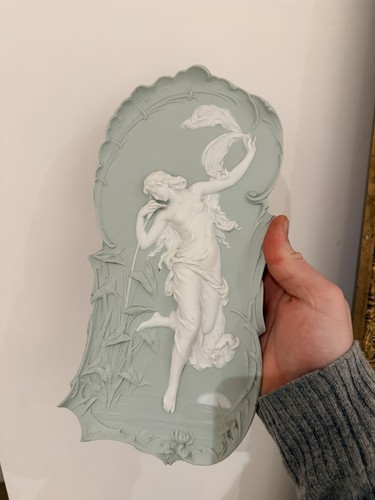 Plaque porcelaine art - plaque,