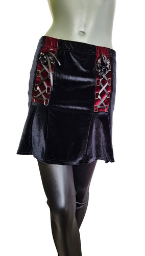 Mini jupe velours avec - velours,