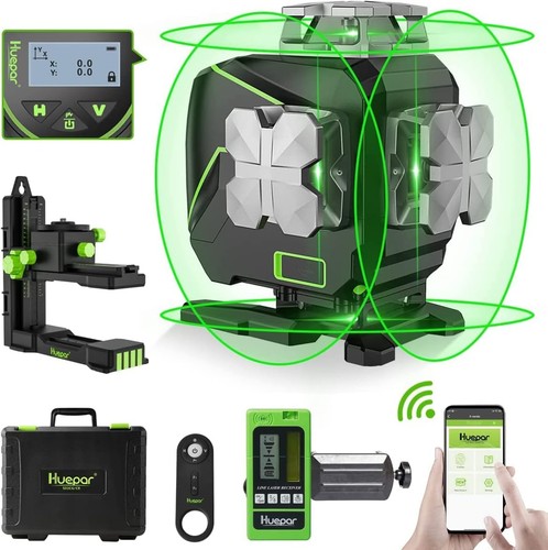 Huepar niveau laser - niveau, 4d
