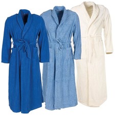 Original Suédois Armée Peignoir Robe de Chambre Militaire Tissu Éponge Coton