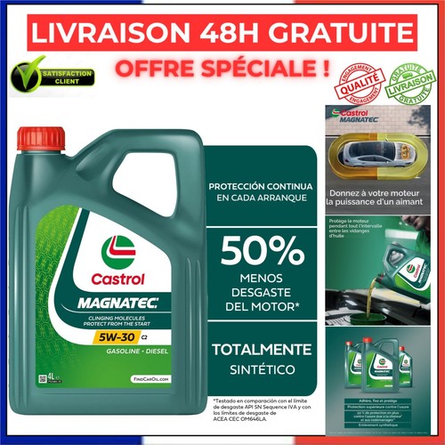 Huile moteur castrol - castrol, magnatec