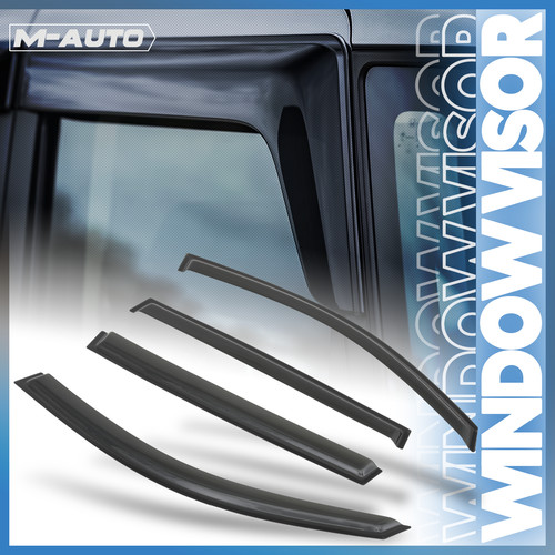 Tape window visor shade - tape-on,