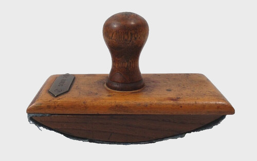 Ancien tampon porte - buvard, en