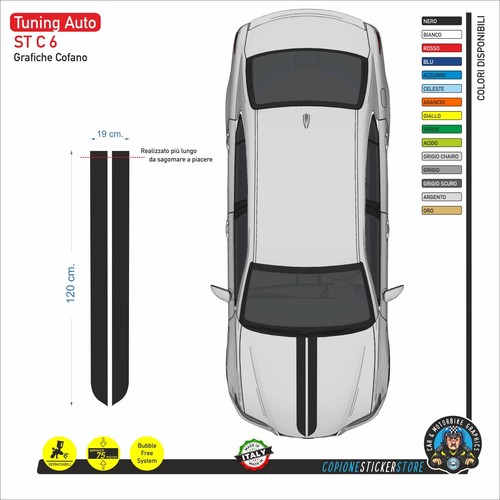 Adhésifs bande racing voiture - racing,