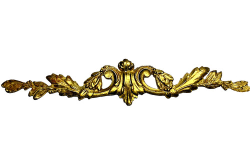 Décor pediment bronze - décor,
