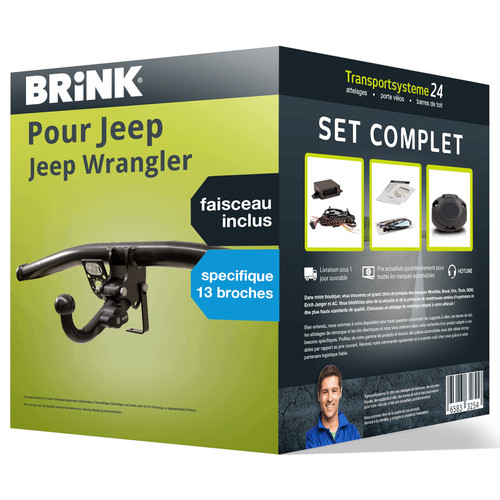 Attelage pour jeep wrangler - jeep,
