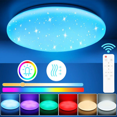 Plafonnier led rvb avec - rvb, w