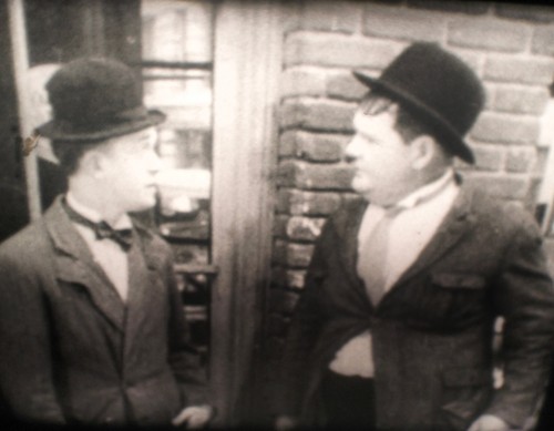 Laurel hardy sur ring - laurel, le