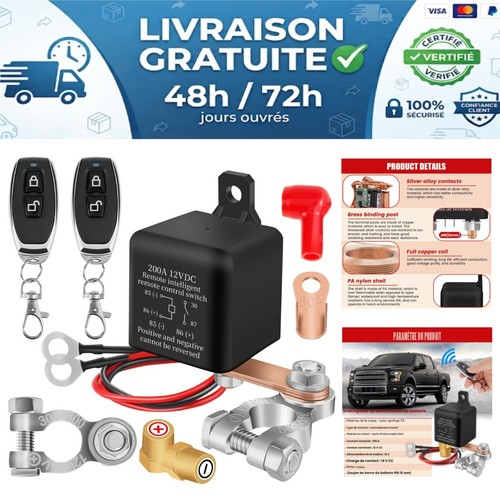 Coupe batterie 12v 200a - coupe,