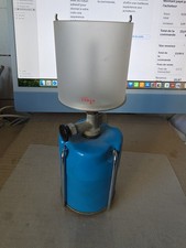 Ancienne Lampe Bleuet Camping