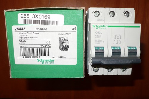 Disjoncteur triphase 63a - triphase,