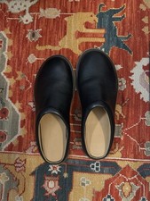 Marsell Men's 42.5 Guardella sabot Mule - Pelle Cavallo Nero Made In Italy