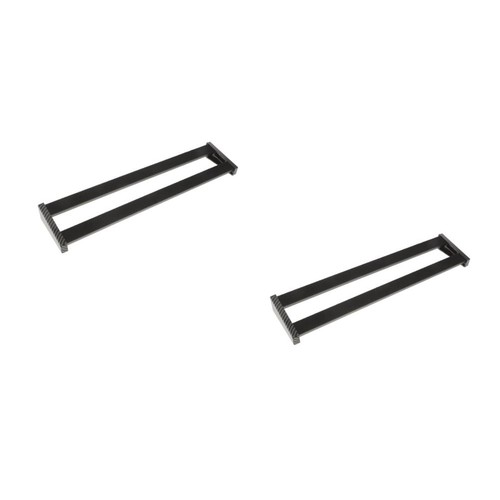 Black aluminum guitar effects - black,