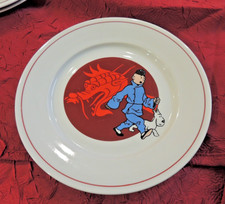 Assiette Hergé Tintin Tables et Couleurs