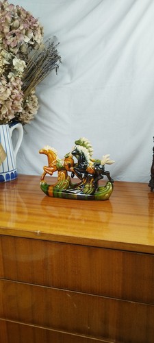 Chevaux céramique - en,