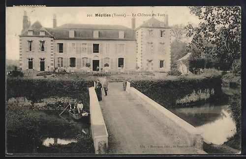 Cpa mézilles yonne le - cpa,