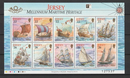 Ile jersey yvert bloc - de,