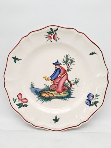 Assiette sarreguemines décor - sarreguemines,