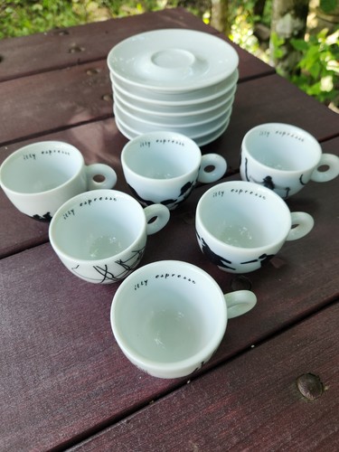 Illy espresso cups art - cups,