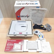 Sega Saturn console Japan in box memory  boxed & manual CIB *US TARIFF PAID S109