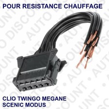 CONNECTEUR FAISCEAU FICHE PRISE POUR RESISTANCE DE CHAUFFAGE VENTILATION CLIM 