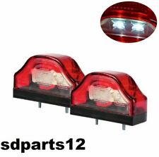 2x Eclairage de Plaque d'Immatriculation Plafonnier 2 led Remorque Camping-Car