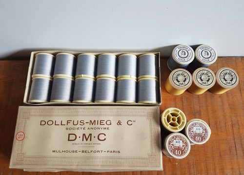 Lot ancien fil thiriez dmc - fil,