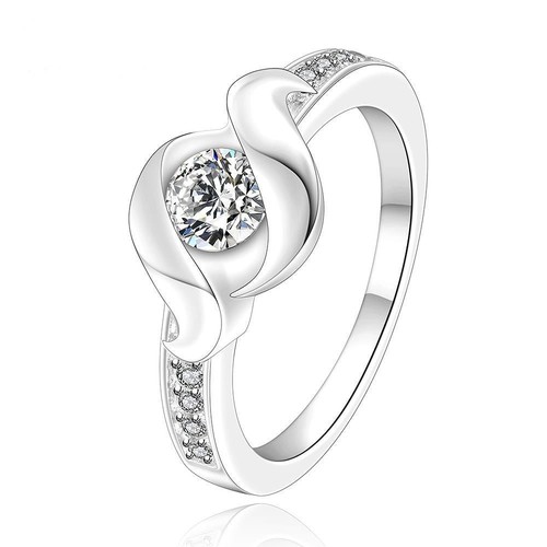 Bague argent diamond - bague, "diamond