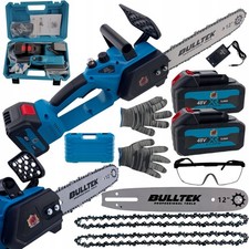 Tronçonneuse Électrique Sans Fil 48V 6Ah 25 cm – 2 Batteries + Chargeur Rapide