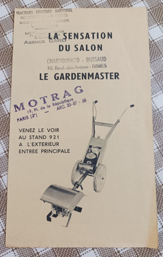 Ancien deplant publicitaire - ancien,