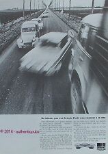 ADVERTISEMENT TYRE UNIROYAL 2 HORSEPOWER CITROEN ENGLEBERT 1970 FRENCH AD PUB RARE