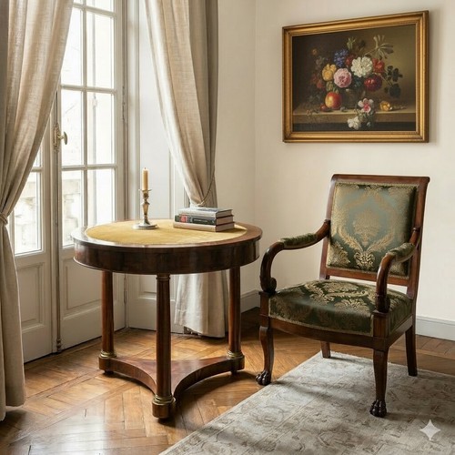Table basse empire ancienne - table,