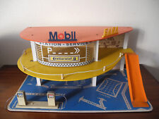 toy ancien garage Mobil Depreux SIO vintage car garage toy 70s toy dinky