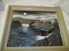 Vintage Japanese Silk Print