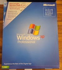 Microsoft Windows XP Professional Big Box Retail Version Vintage