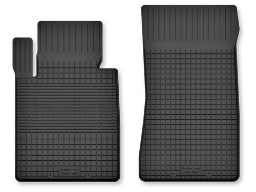 Tapis avant caoutchouc - , bac