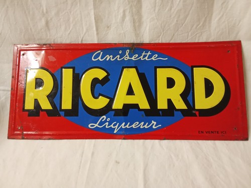 Ancienne plaque tole ricard - ancienne,