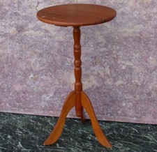 WOODEN TRIPOD HARNESS round top 27 cm height 48 cm DETACHABLE stool