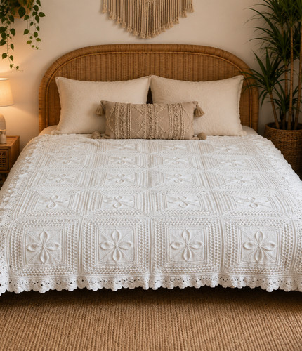 Dessus lit crochet d - de,
