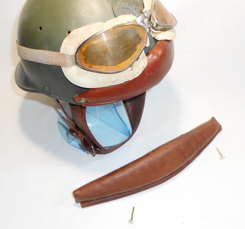 Bourrelet cuir brun - , casque