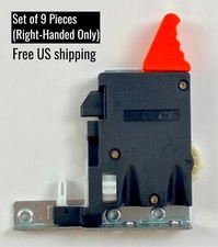 Salice Vertical Mount Front Locking Devices F70 Set of 9 Right-Handed Pieces