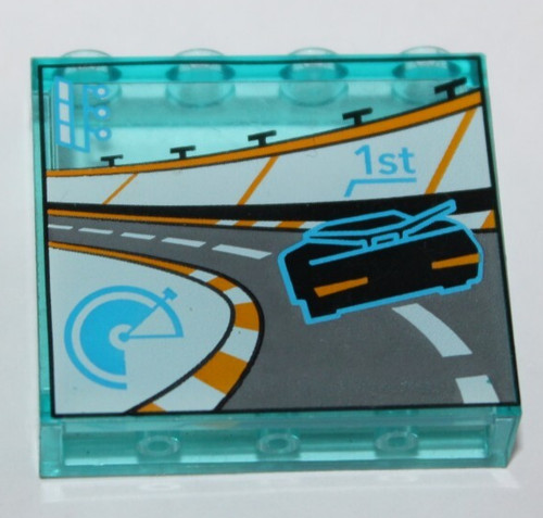 Lego trans light blue - trans-light, panel