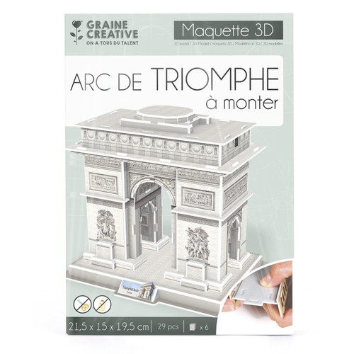Maquette puzzle 3d arc - -,