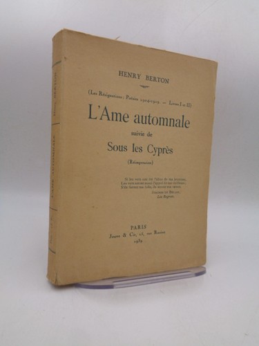 Henry berton l - henry, l'âme
