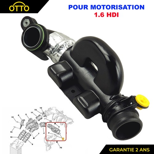 Conduite air admission turbo - admission,