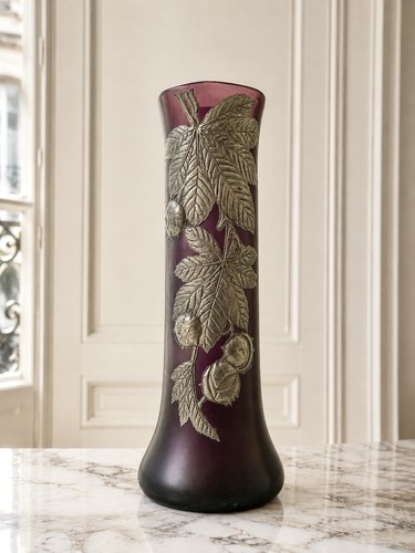 Grand vase art nouveau - art,