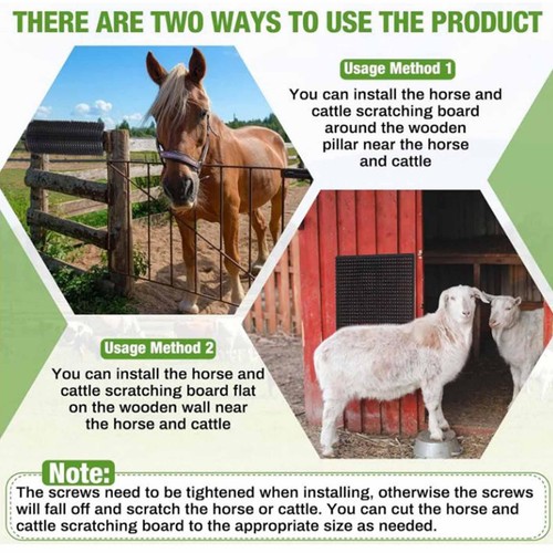 Tapis gratter pour chevaux - tapis,