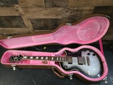 2017 Epiphone Les Paul Custom Pro Silver Burst  W/Ohsc