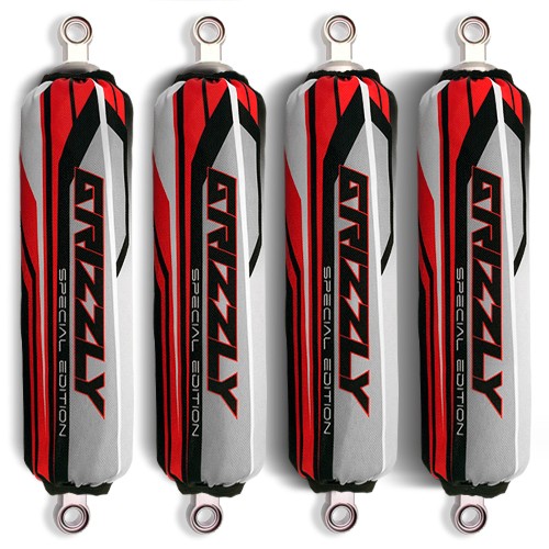 Red shock covers for - for, yamaha